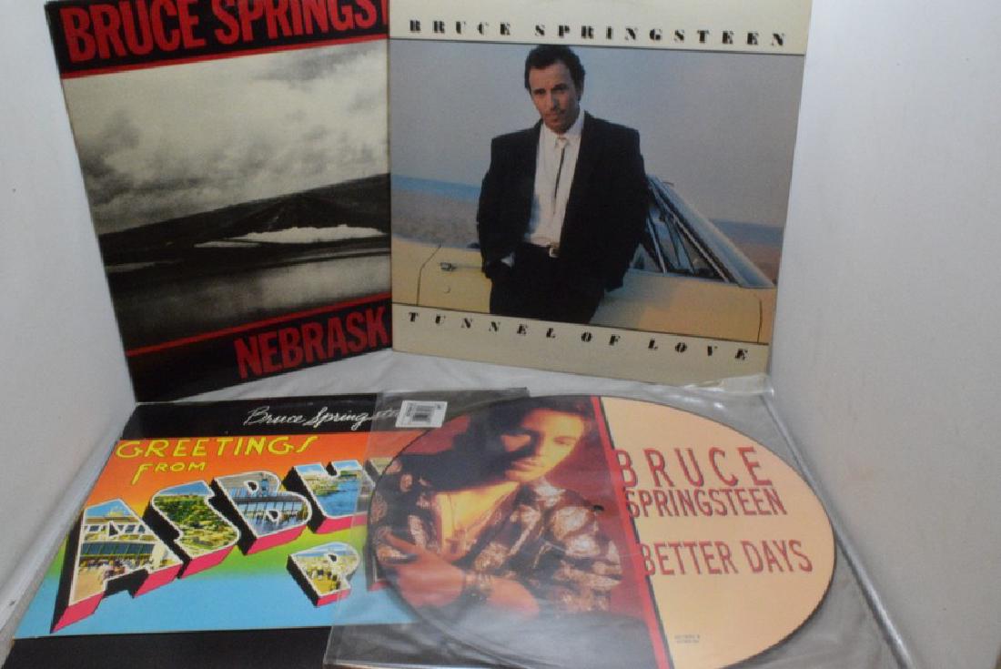 4 BRUCE SPRINGSTEEN 33 RPM RECORD ALBUMS - BETTER: 4 BRUCE SPRINGSTEEN 33 RPM RECORD ALBUMS - BETTER DAYS - GREETINGS FROM ASBURY PARK - NEBRASKA AND TUNNEL OF LOVE