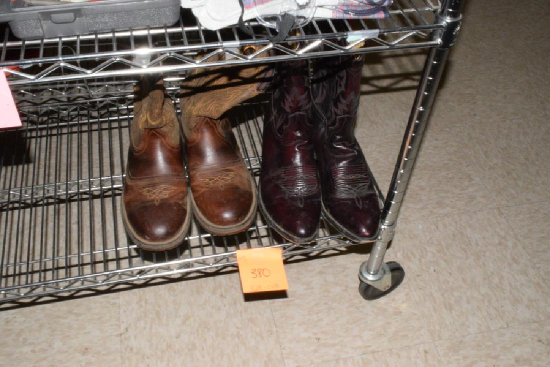 SIZE 13 COWBOY BOOTS: SIZE 13 COWBOY BOOTS -DAN POST AND DURANGO-USED