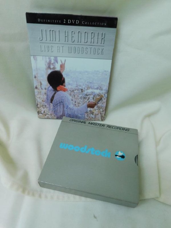 RARE WOODSTOCK CD SET & DVD (1 of 8)