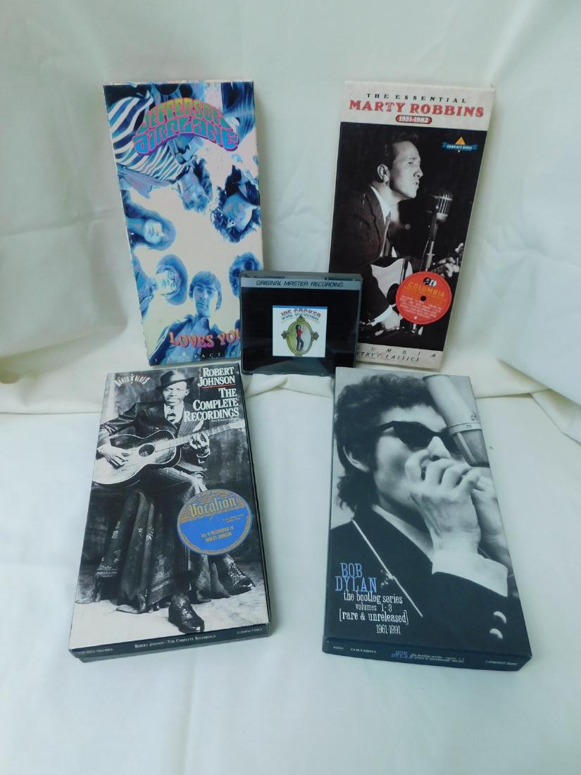 5 CD SETS - COMPLETE RECORDINGS: 5 CD SETS - COMPLETE RECORDINGS - MASTER/COMPLETE RECORDING SETS - JOE COCKER MAD DOGS & ENGLISHMEN, ROBERT JOHNSON ROOTS N' BLUES - JEFFERSON AIRPLANE LOVES YOU- THE ESSENTIAL MARTY ROBBINS 1951-1982
