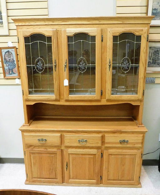 Oak China Hutch Apr 28 2018 Lemar Auctions And Estate Oak China Hutch Apr 28 2018 Lemar