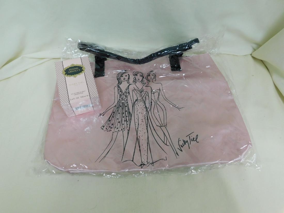 NEW VICKY TIEL PINK TOTE BAG AND A STILL WRAPPED F (1 of 5)