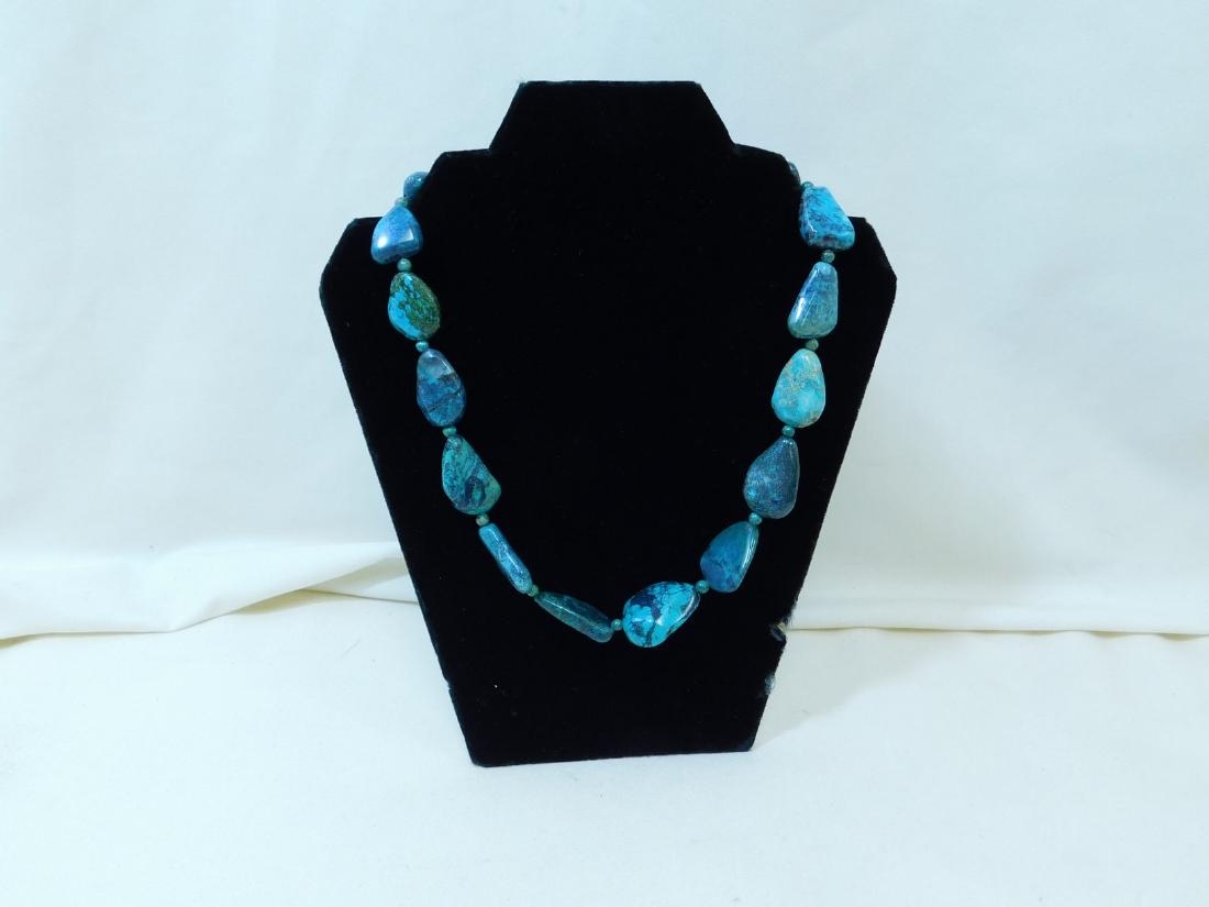 18 925 SILVER AND TURQUOISE NECKLACE (1 of 3)