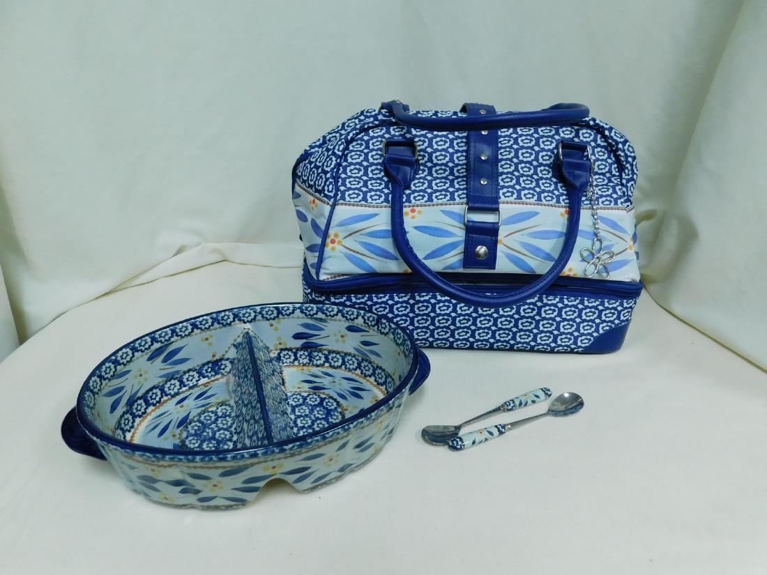 NEW TEMP-TATIONS - HOT FOOD PORTABLE DISH SET (1 of 5)