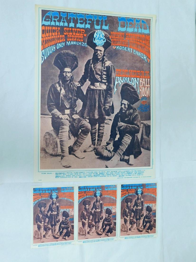 1967 GRATEFUL DEAD ORIGINAL CONCERT POSTER & MORE (1 of 10)