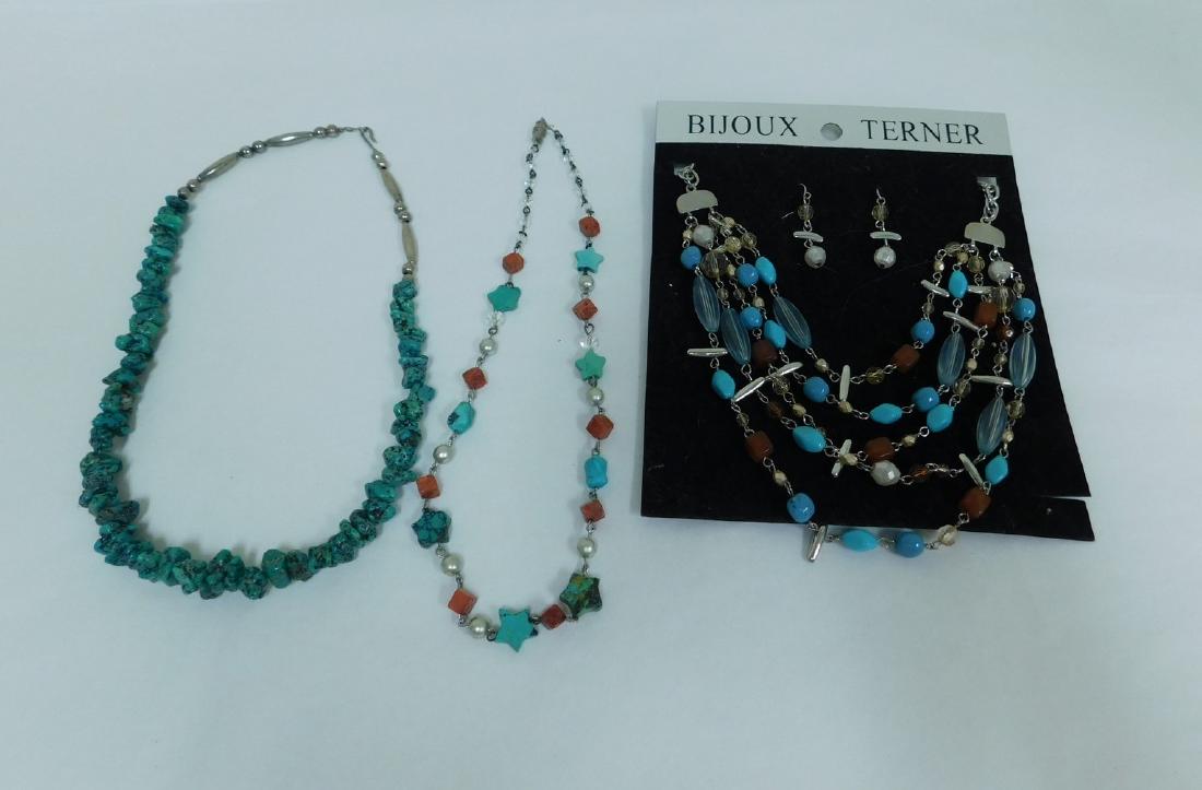 TURQUOISE NECKLACES & NECKLACE EARING SET (1 of 6)