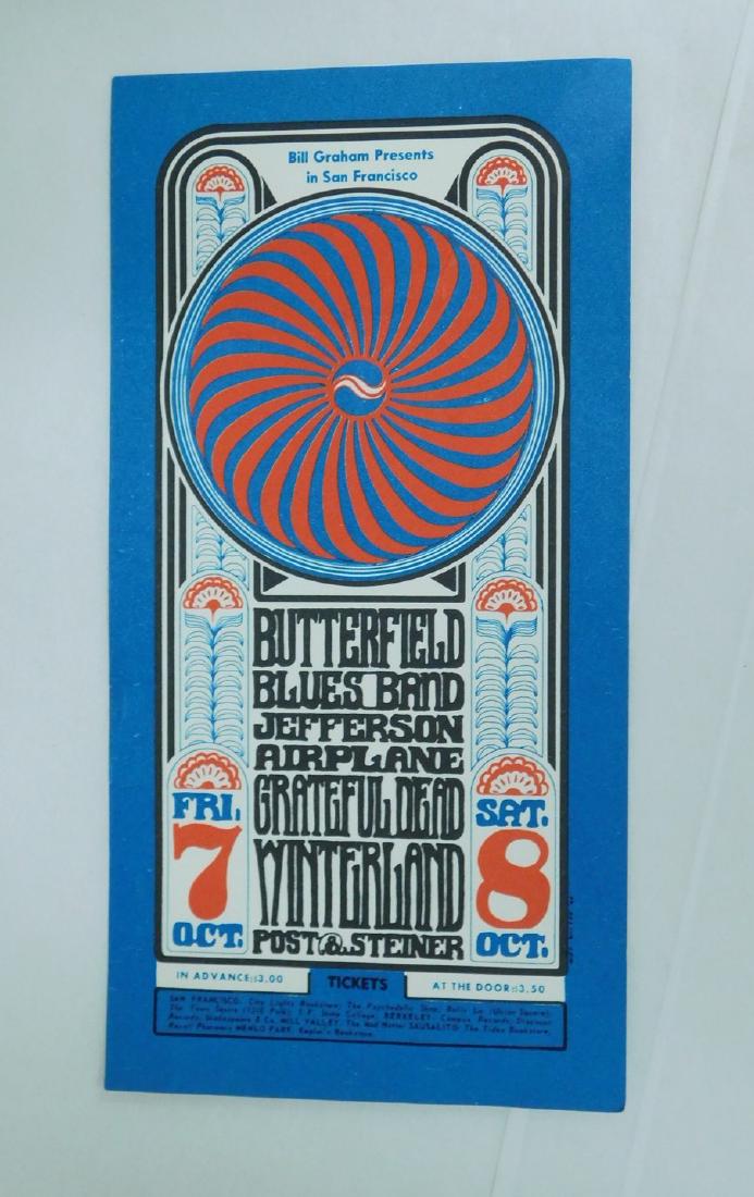 1966 WINTERLAND POSTCARD/HANDBILL (1 of 2)
