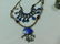 2 SILVER LIKE NECKLACES WITH MULTI-COLOR STONE BEA - 10