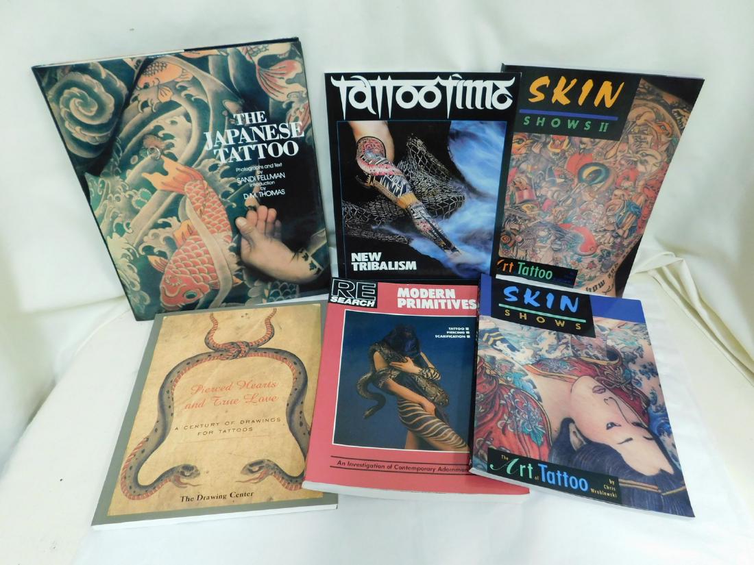 6 TATOO PICTORIAL BOOKS (1 of 6)