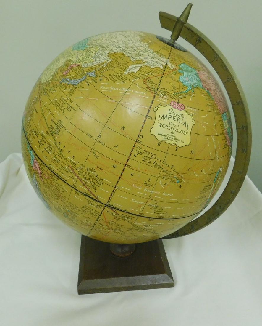 VINTAGE CRAMS IMPERIAL WORLD GLOBE (1 of 6)