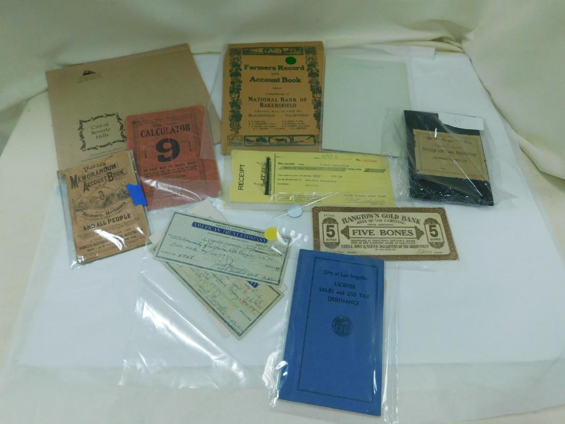 VINTAGE BANKING EPHEMERA (1 of 7)