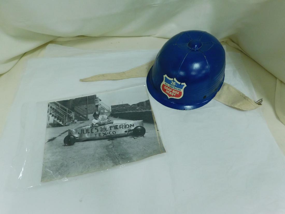 ORIGINAL SOAP BOX DERBY HAT & PHOTO (1 of 7)