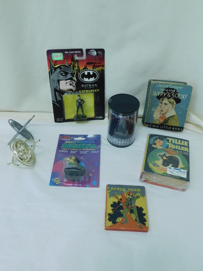 LITTLE BIG BOOKS - BATMAN DIE CAST & MORE: LITTLE BIG BOOKS - BATMAN DIE CAST & MORE - TILLIE THE TOILER LITTLE BIG BOOK - JACKIE COOPER MOVIE STAR OF SKIPPY &SOOKY LITTLE BIG BOOK - ROBIN HOOD - CAT WOMAN DIE CAST & MORE