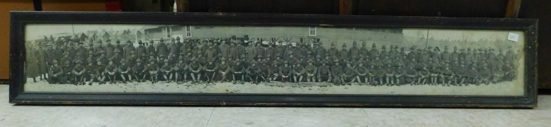 PANORAMIC PHOTO OF BATTER D 106 FIELD ARTILLERY (1 of 7)