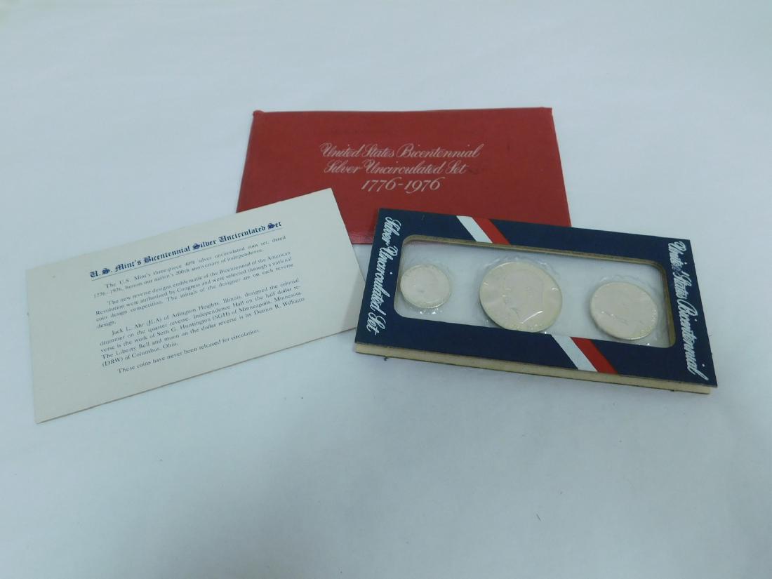 US BICENTENNIAL SILVER UNCIRCULATED SET (1 of 8)