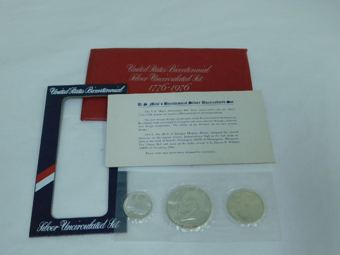 US BICENTENNIAL SILVER UNCIRCULATED SET (1 of 9)