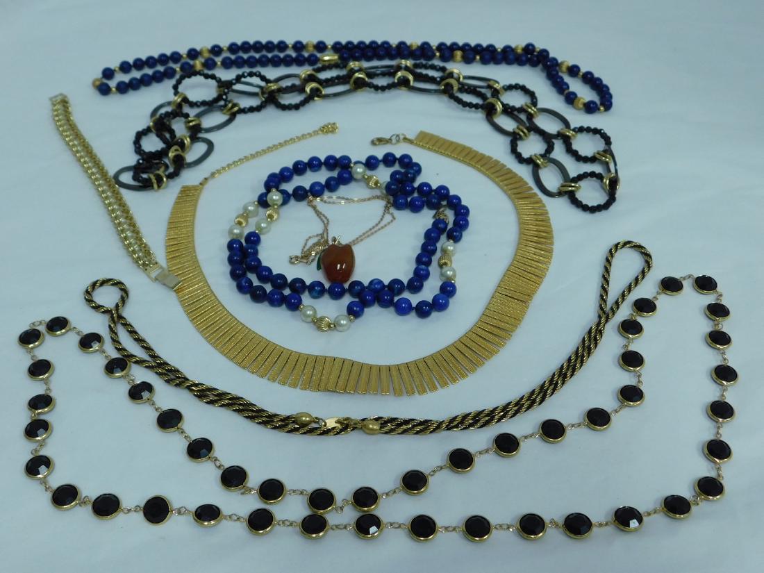 GOLD TONE MIXED NECKLACES (1 of 10)