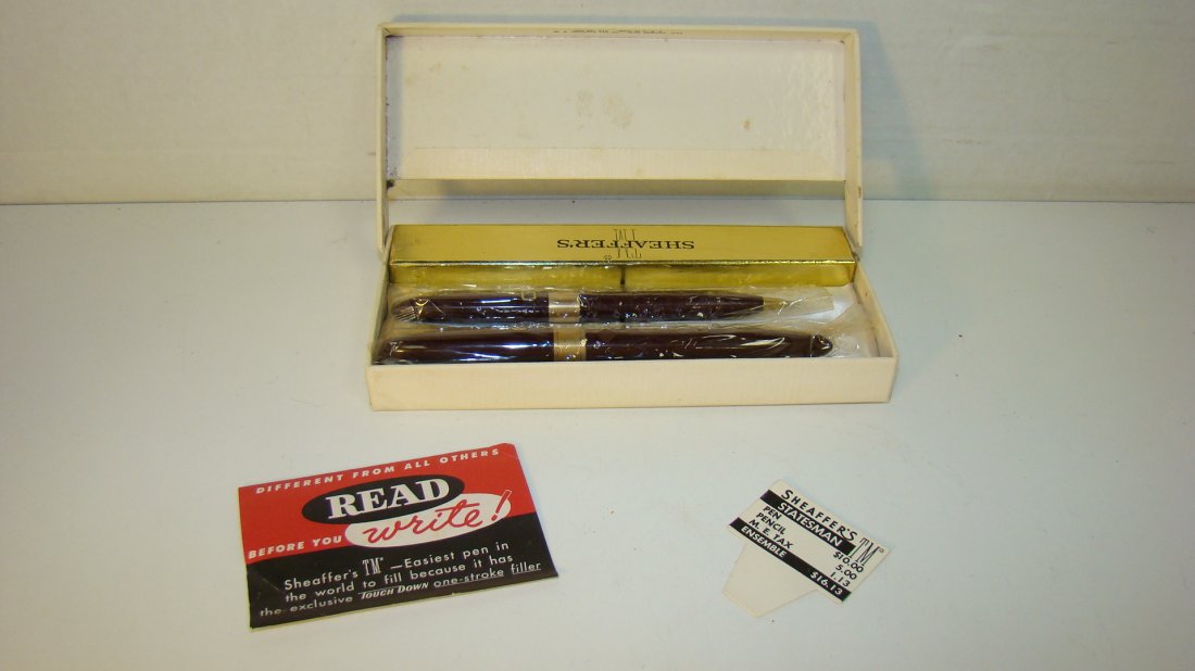 NEW OLD STOCK SHEAFFER'S PEN AND PENCIL SET (1 of 6)