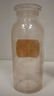 3 VINTAGE 6'' GLASS APOTHECARY BOTTLES-AS IS - 3