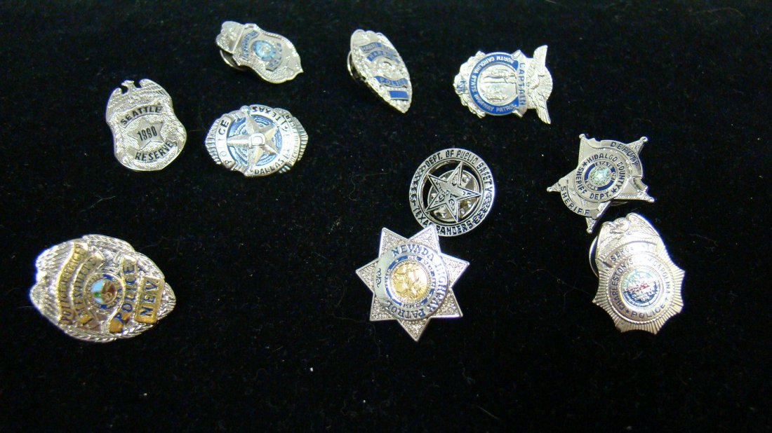10 LAW ENFORCEMENT LAPEL PIN (1 of 5)