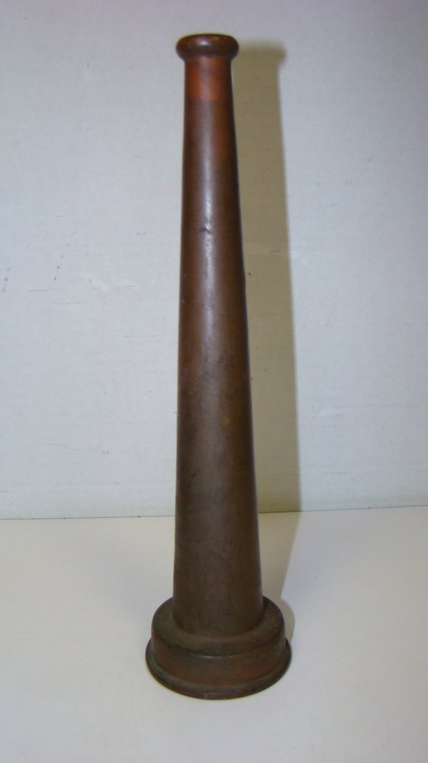 VINTAGE POWHATAN B&I WORKS FIRE HOSE NOZZLE (1 of 5)
