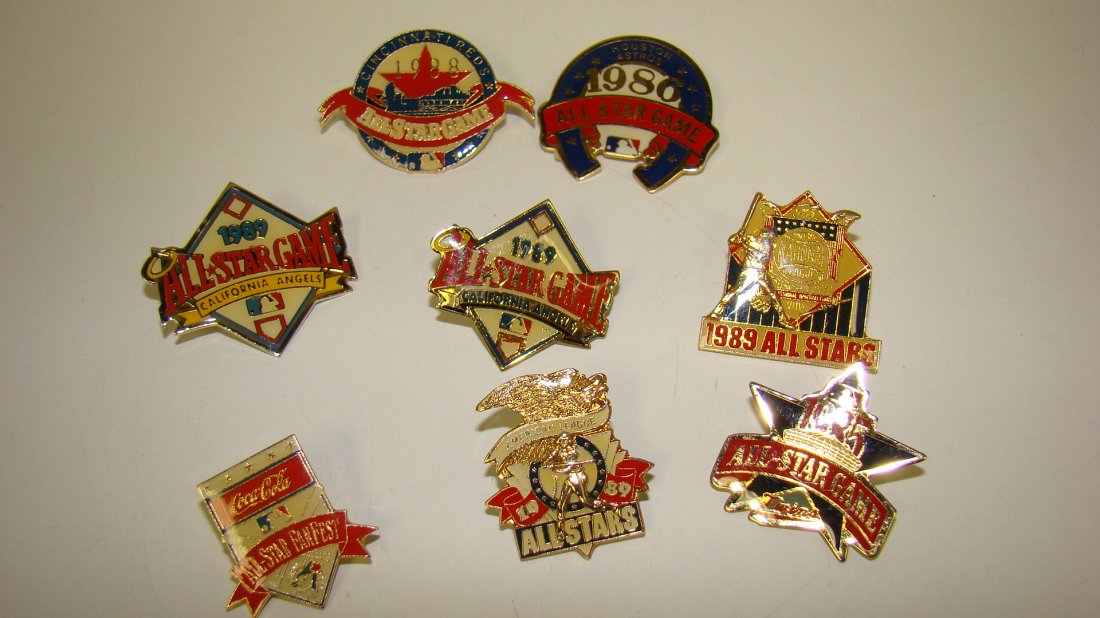 8 VARIOUS MLB ALL-STAR GAME PINS (1 of 5)