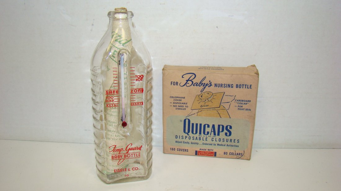 NEW/OLD STOCK TEMP-GUARD BABY BOTTLE, ETC (1 of 8)