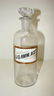 VINTAGE GLASS APOTHECARY BOTTLE
