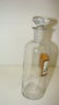 VINTAGE GLASS APOTHECARY BOTTLE - 2