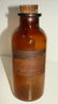 VINTAGE APOTHECARY GLASS BOTTLES - 3 ITEMS - 5
