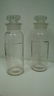 2 9'' VINTAGE GLASS APOTHECARY BOTTLES
