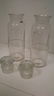 2 9'' VINTAGE GLASS APOTHECARY BOTTLES - 4