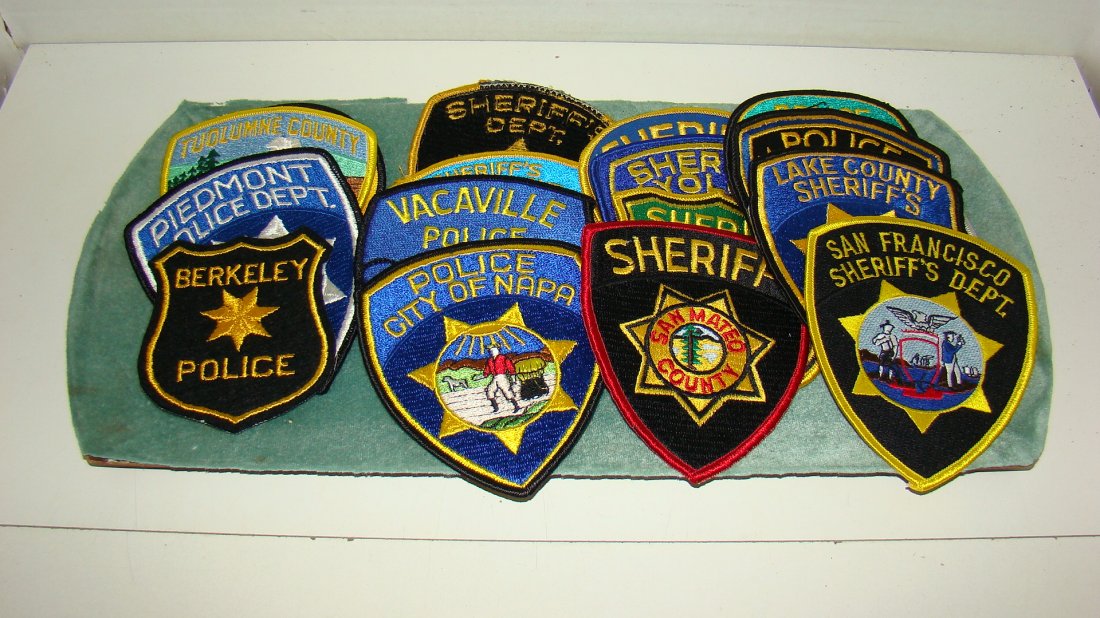 18 VARIOUS CALIFORNIA LAW ENFORCEMENT PATCHES (1 of 10)