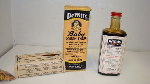 Vintage Dewitts Baby Cough Syrup Bottle Original Box Jul 26 15 Lemar Auctions And Estate Services In Ca Vintage Dewitts Baby Cough Syrup Bottle Original Box Jul 26 15 Lemar Auctions And Estate Services In Ca