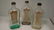 3 EMBOSSED ''MIFFLIN'' GLASS BOTTLES - 8