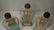 3 EMBOSSED ''MIFFLIN'' GLASS BOTTLES - 9