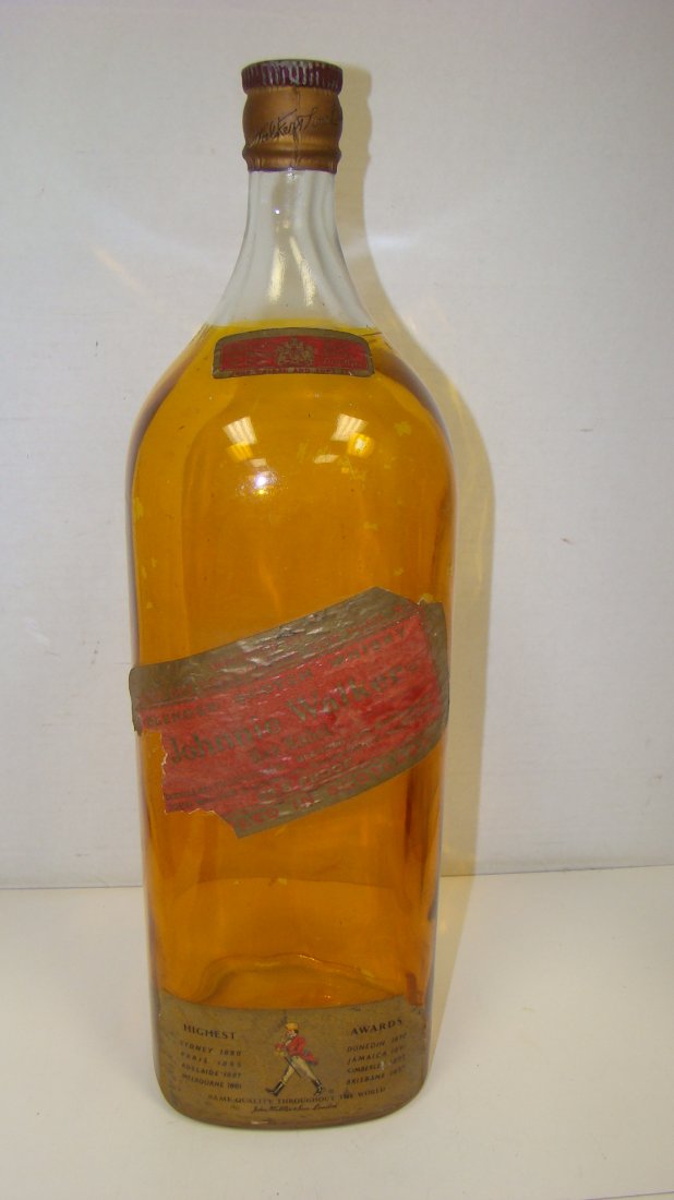 VTG 18'' JOHNNY WALKER RED LABEL DISPLAY BOTTLE (1 of 9)