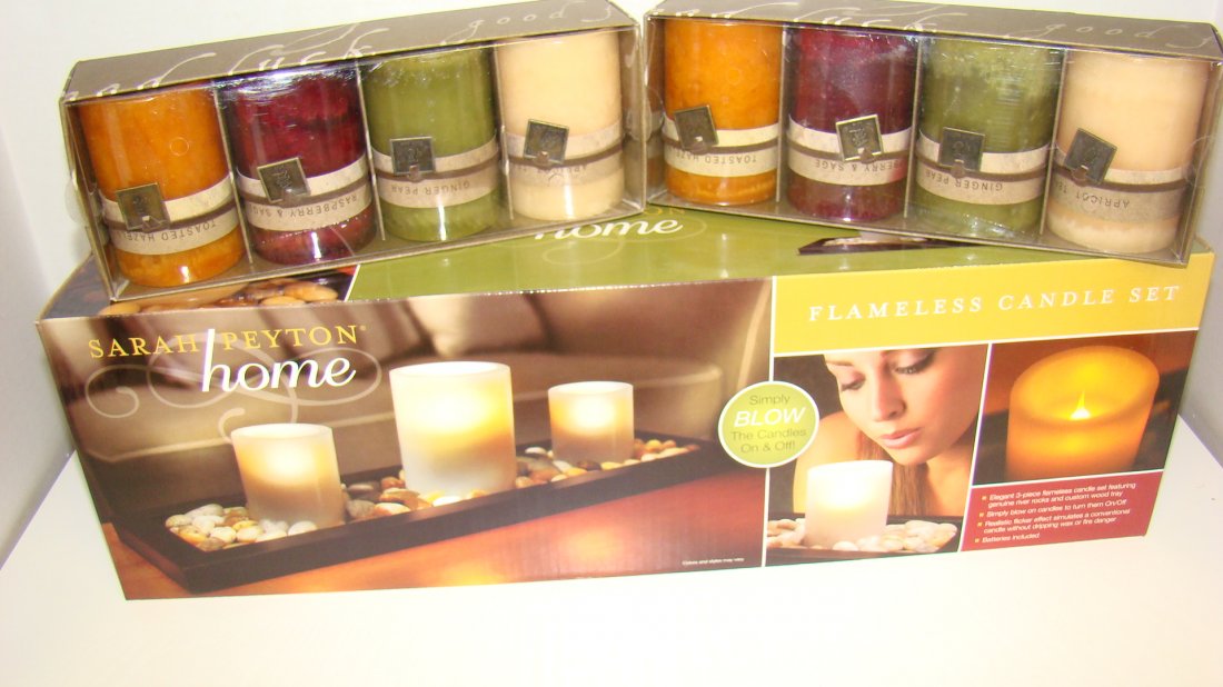 3 NIB DECORATIVE CANDLES (1 of 5)