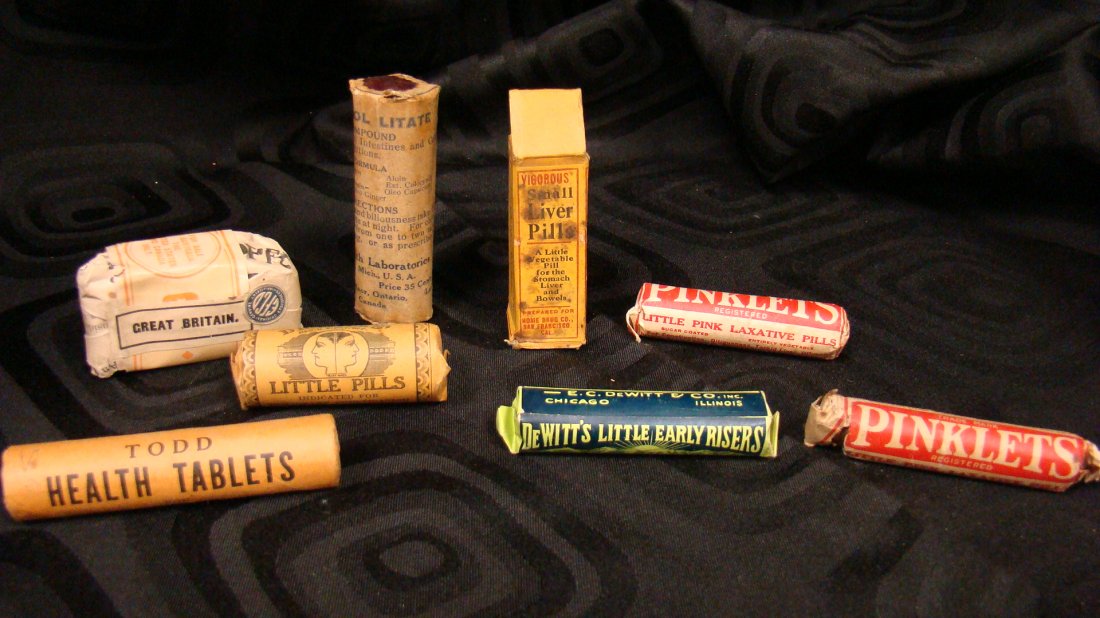 8 SM NEW/OLD STOCK PHARMACY COLLECTIBLES (1 of 5)