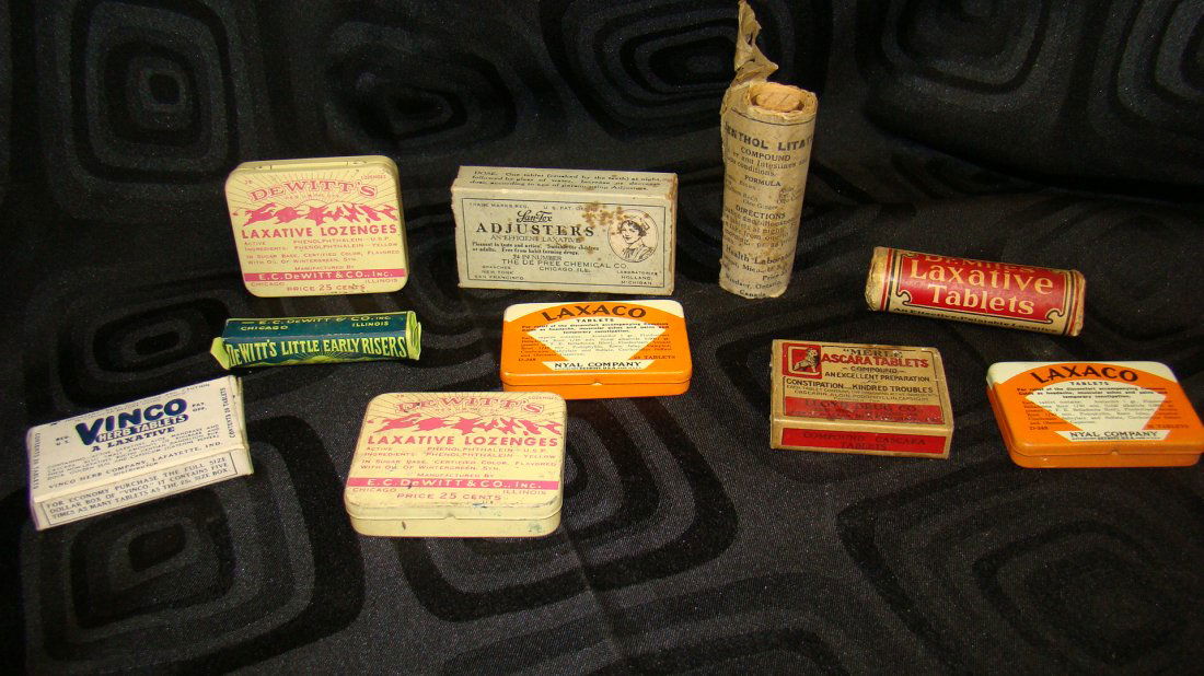 10 NEW/OLD STOCK PHARMACY COLLECTIBLES (1 of 8)