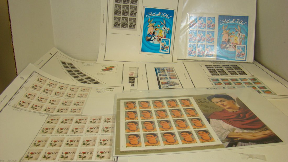 USPS MINT STAMP SHEETS AND BOOKS (1 of 7)