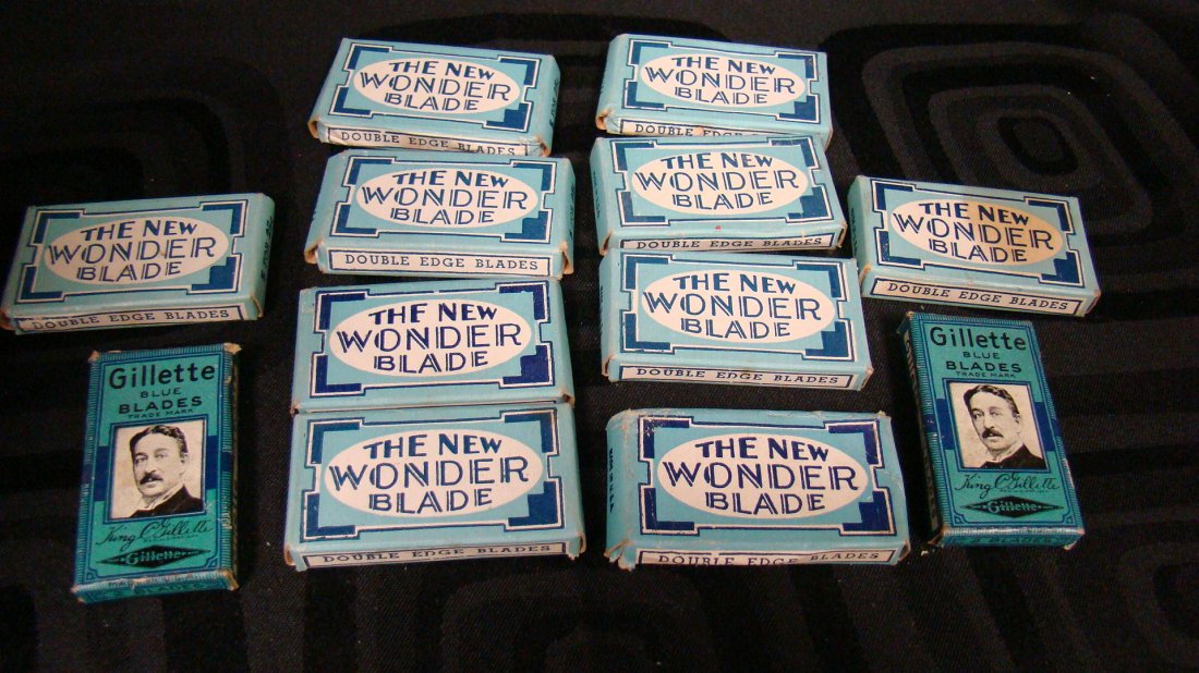 10 NEW/OLD STOCK WONDER BLADES- 2 GILLETTE BLADES (1 of 6)