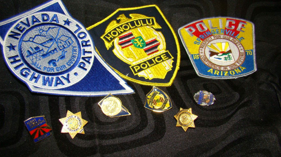 3 Law Enforcement Patches & Pins