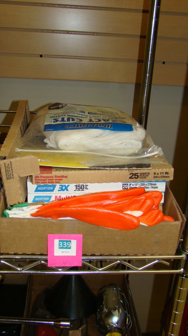 SANDPAPER LOT - NEW IN BOX -VARIOUS GRITS (1 of 4)