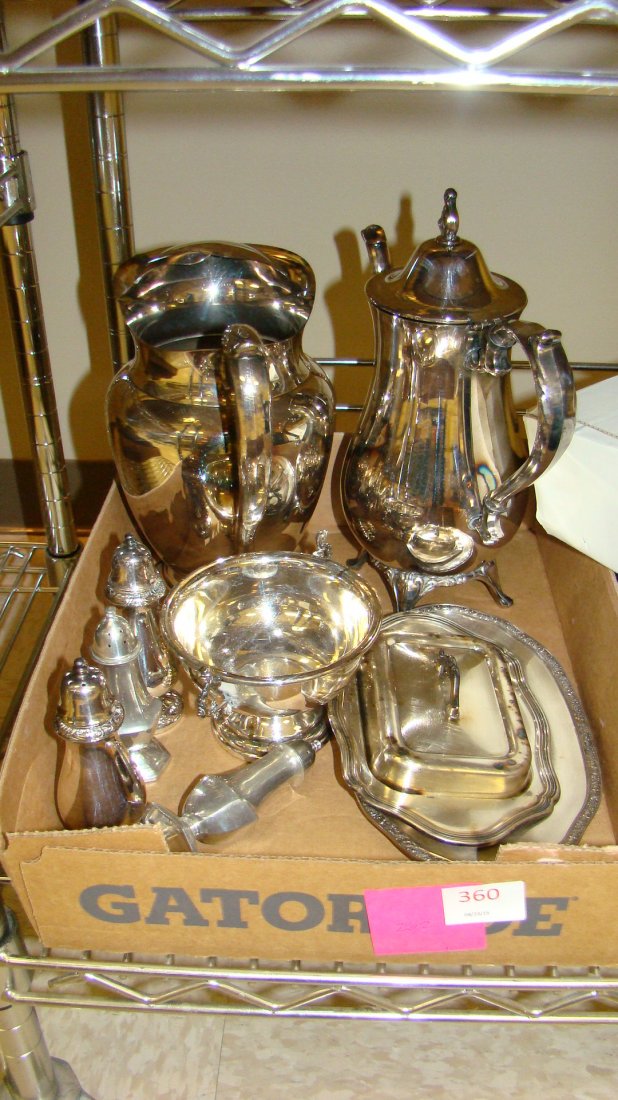 VARIOUS SILVERPLATE ITEMS (1 of 1)