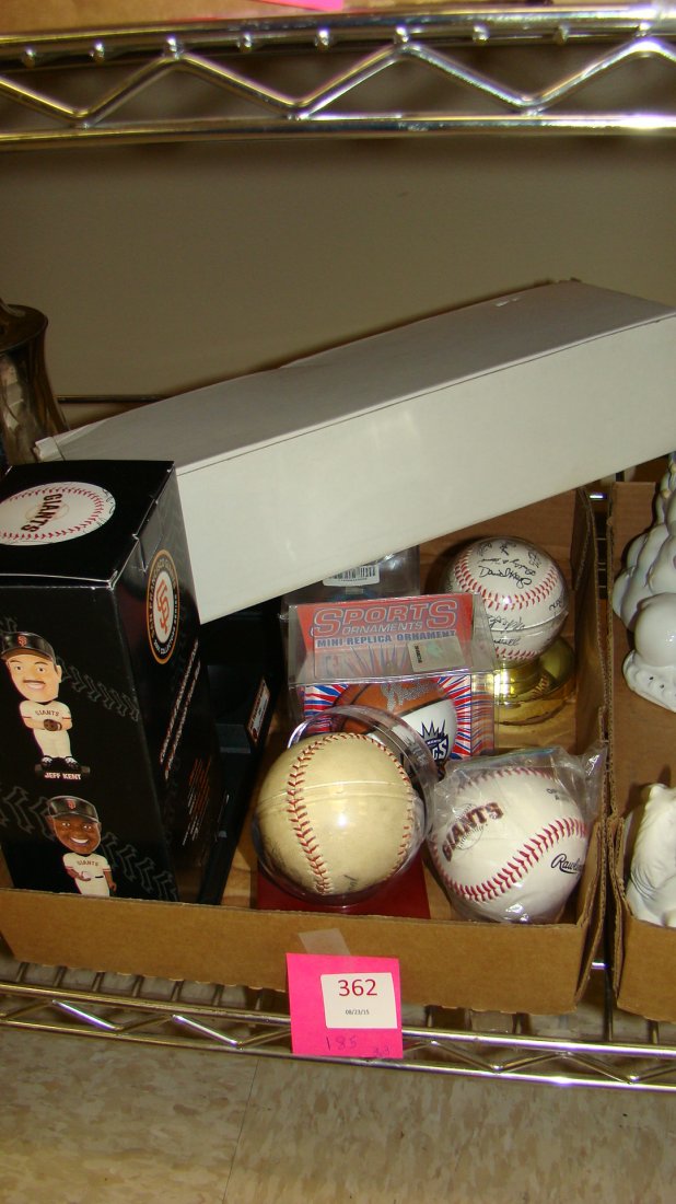 VARIOUS BASEBALLS IN DISPLAYS (1 of 2)