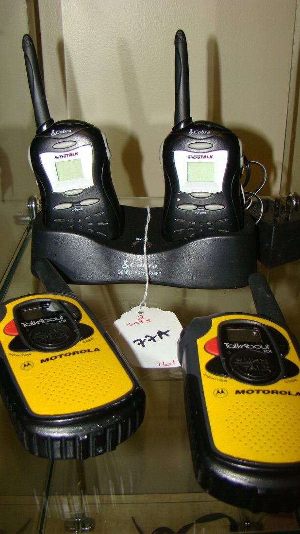 COBRA & MOTOROLA 2 WAY RADIO SETS (1 of 2)