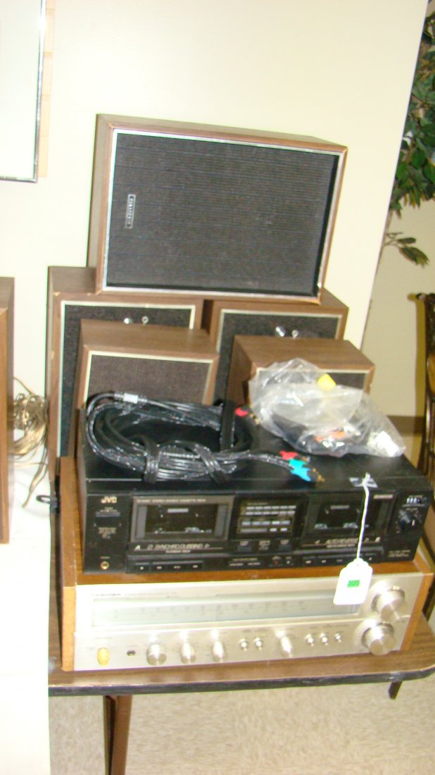 Various Vintage Stereo Equipment
