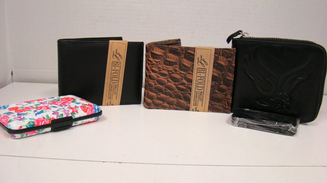 MEN'S NEW LEATHER WALLETS-LADIES WALLET-ETC (1 of 5)