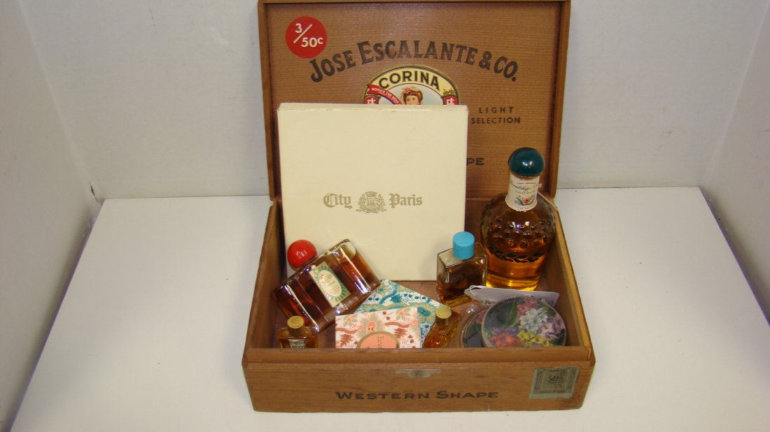 CIGAR BOX-VARIOUS PERFUMES & MORE (1 of 7)
